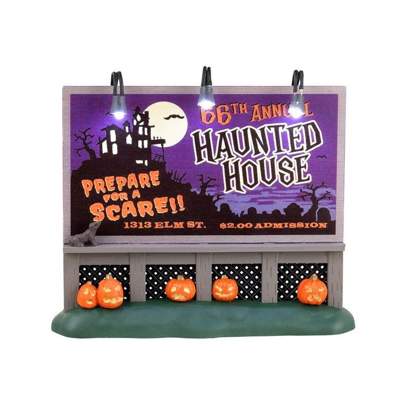 Haunted House Billboard B/O 4.5V Cod. 34075