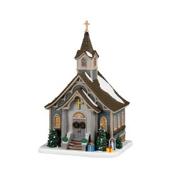 Small Town Church with Power Supply Ref. 35066
