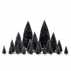 Assorted Pine Trees Set Of 21 Cod. 04768 PRODOTTO CON DIFETTI