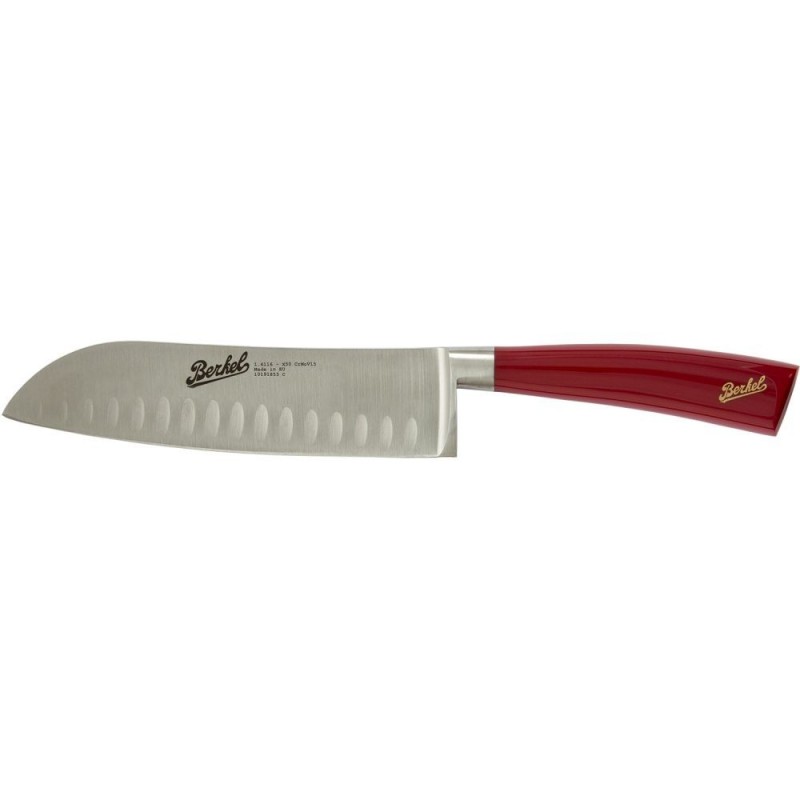 Berkel Elegance Santoku knife 18 cm Red Berkel Elegance Santoku knife 18 cm Red