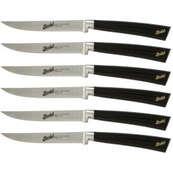 Berkel Elegance Set 6 coltelli da bistecca in acciaio Nero