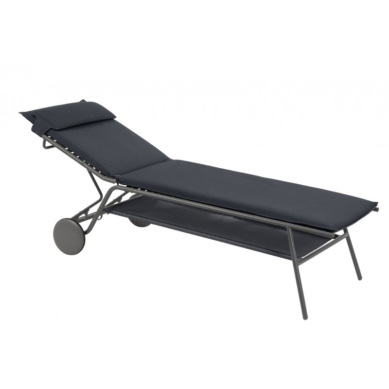 Sun Lounger MIAMI HIGH BEC LaFuma LFM5174 Dark Grey Sun Lounger MIAMI HIGH BEC LaFuma LFM5174 Dark Grey