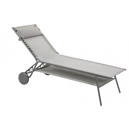 Sun Lounger MIAMI HIGH DUO LaFuma LFM5172 Galet