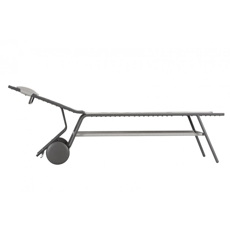 Sun Lounger MIAMI HIGH DUO LaFuma LFM5172 Galet Sun Lounger MIAMI HIGH DUO LaFuma LFM5172 Galet