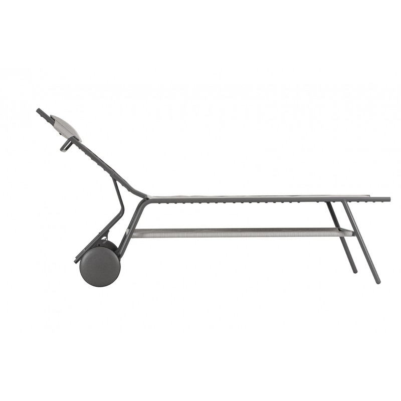 Sun Lounger MIAMI HIGH DUO LaFuma LFM5172 Galet Sun Lounger MIAMI HIGH DUO LaFuma LFM5172 Galet