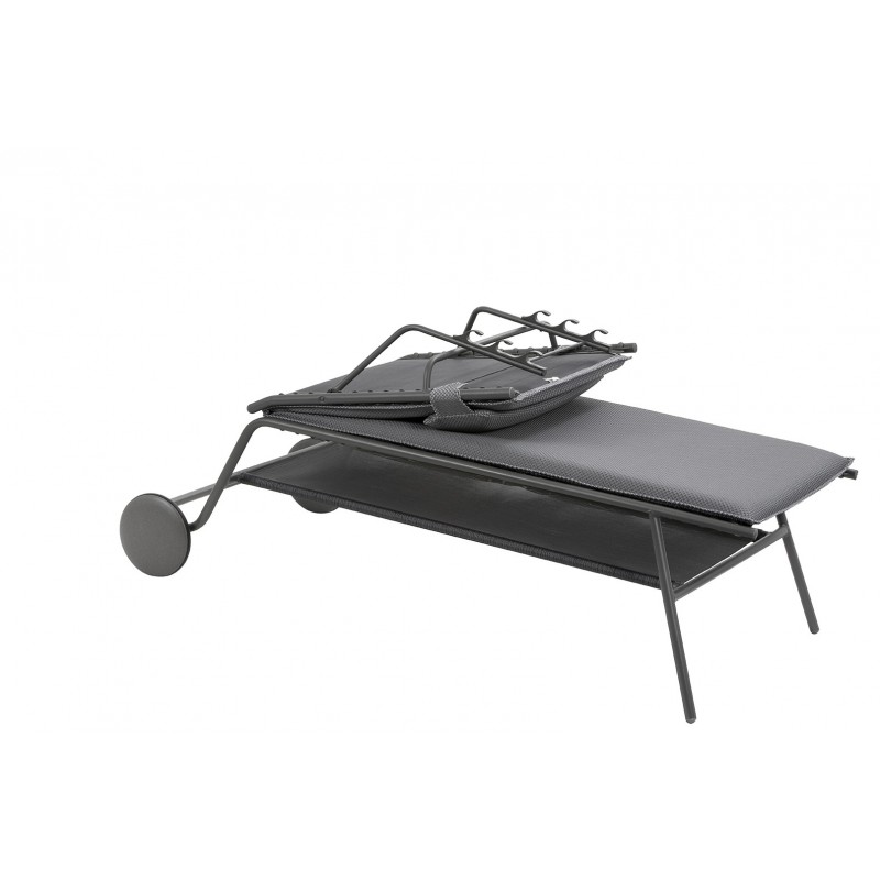 MIAMI HIGH BEC cot LaFuma LFM5174 Silver MIAMI HIGH BEC cot LaFuma LFM5174 Silver