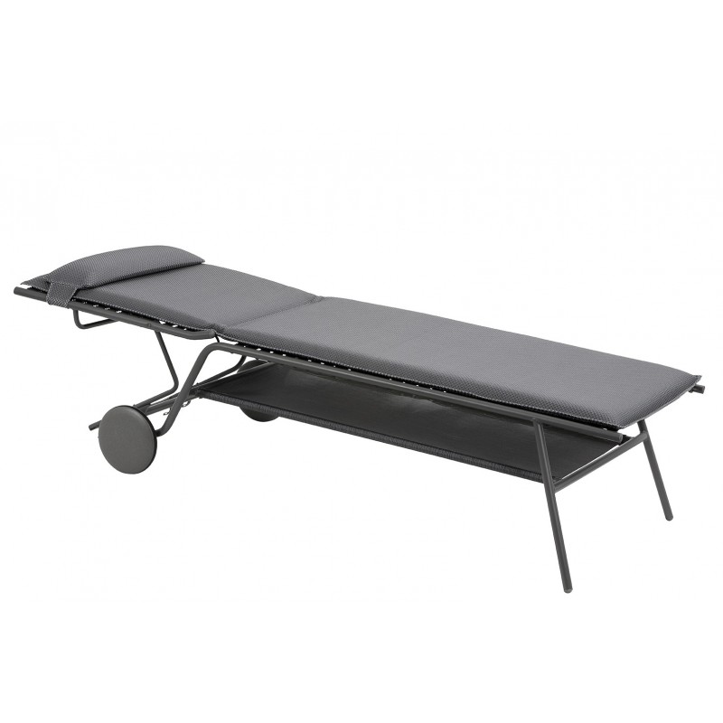 MIAMI HIGH BEC cot LaFuma LFM5174 Silver MIAMI HIGH BEC cot LaFuma LFM5174 Silver