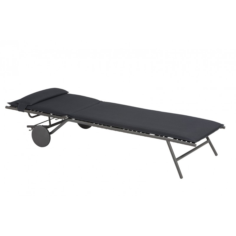 Sun Lounger MIAMI BEC LaFuma LFM5173 Dark Grey Sun Lounger MIAMI BEC LaFuma LFM5173 Dark Grey