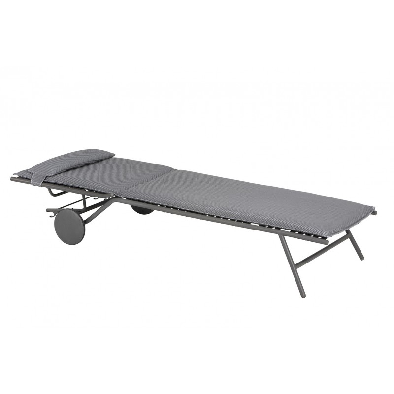 Sun Lounger MIAMI BEC LaFuma LFM5173 Silver