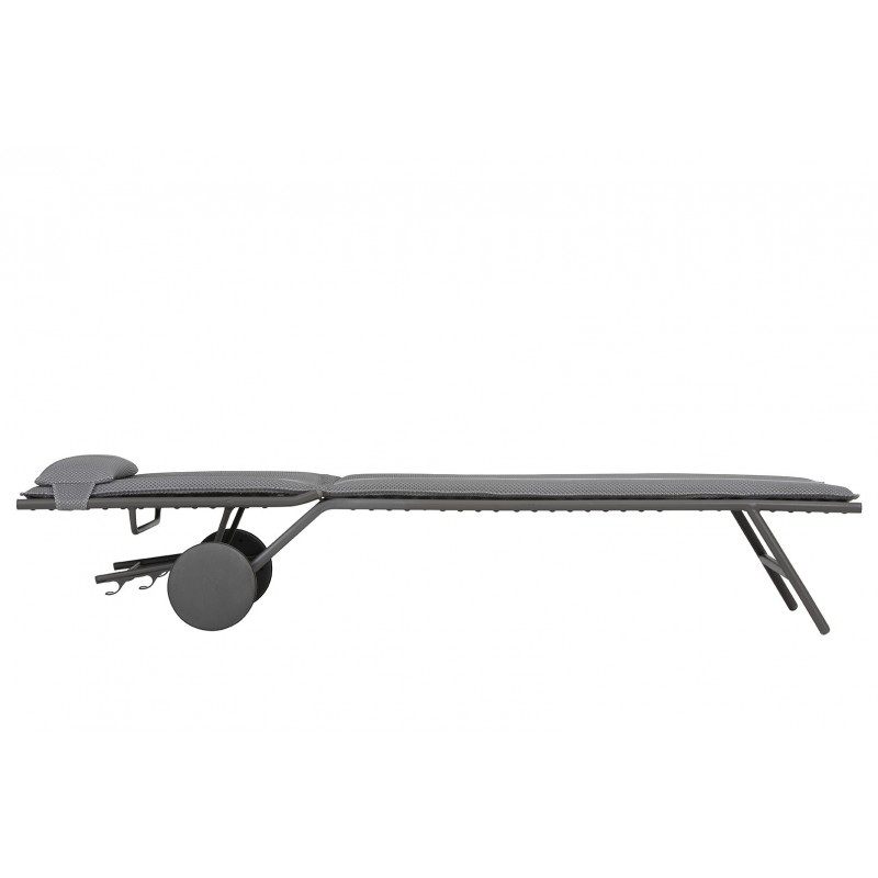 Sun Lounger MIAMI BEC LaFuma LFM5173 Silver