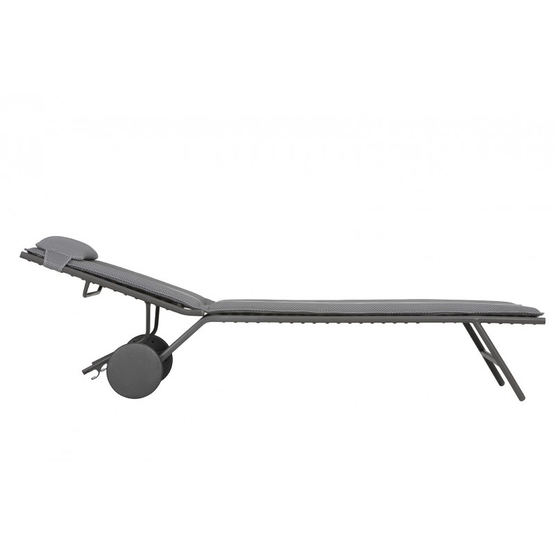 Sun Lounger MIAMI BEC LaFuma LFM5173 Silver
