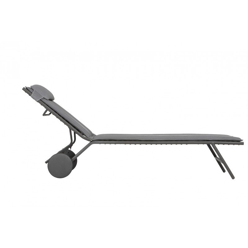 Sun Lounger MIAMI BEC LaFuma LFM5173 Silver