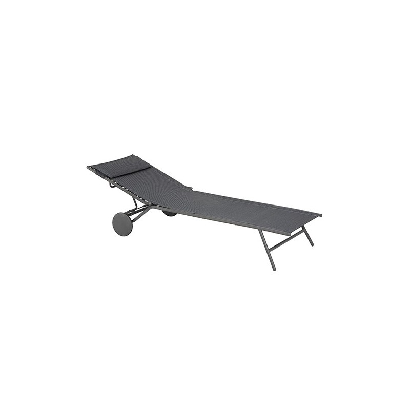 Sun Lounger MIAMI DUO LaFuma LFM5171 Obsidian Sun Lounger MIAMI DUO LaFuma LFM5171 Obsidian