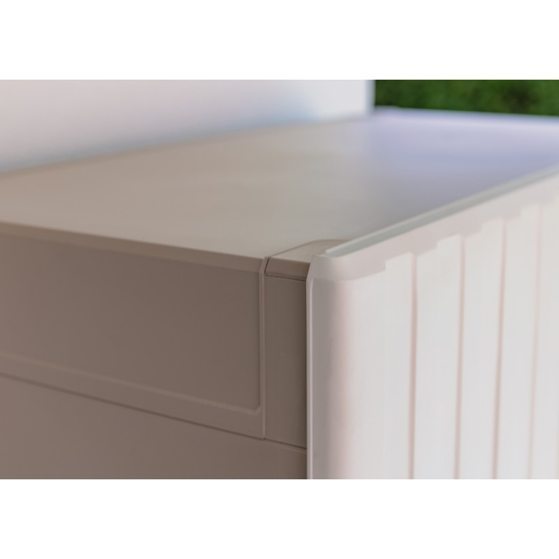 Keter Groove Tall Outdoor Cabinet - ISTA 6 Keter Groove Tall Outdoor Cabinet - ISTA 6