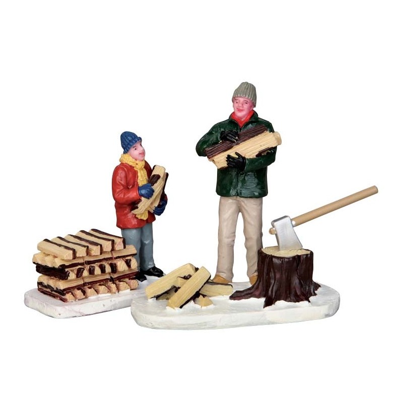 Stacking Firewood Set of 2 Cod. 52323