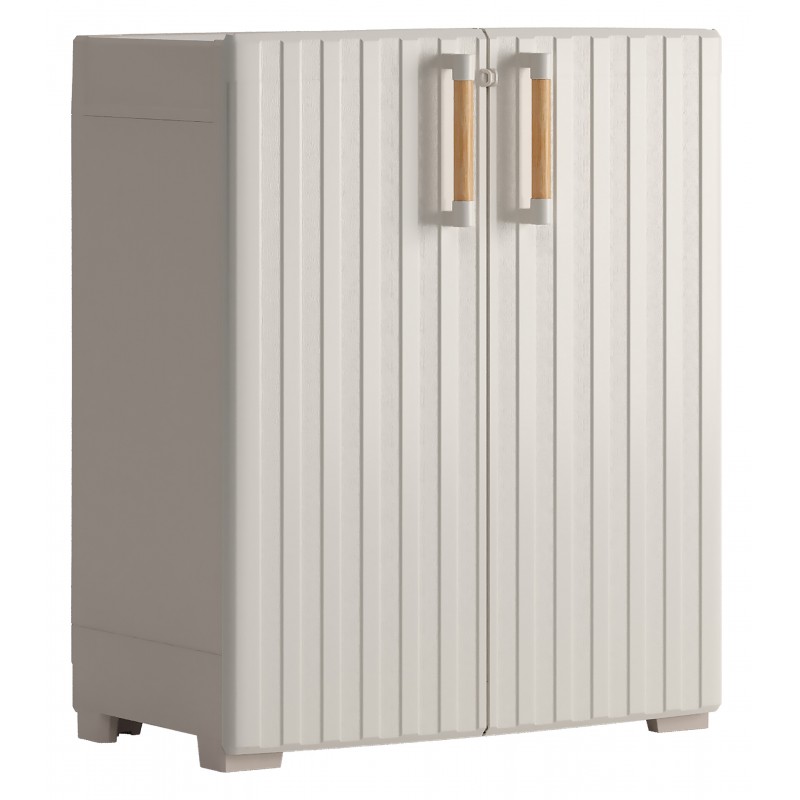 Keter Groove Low Outdoor Cabinet - ISTA 6 Keter Groove Low Outdoor Cabinet - ISTA 6