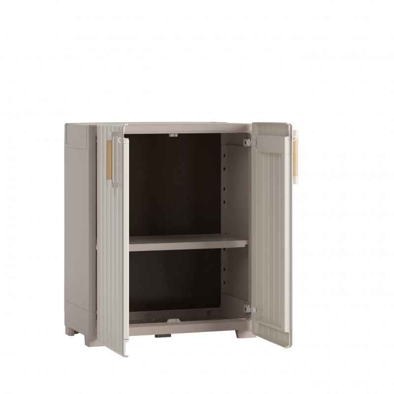 Keter Groove Low Outdoor Cabinet - ISTA 6 Keter Groove Low Outdoor Cabinet - ISTA 6