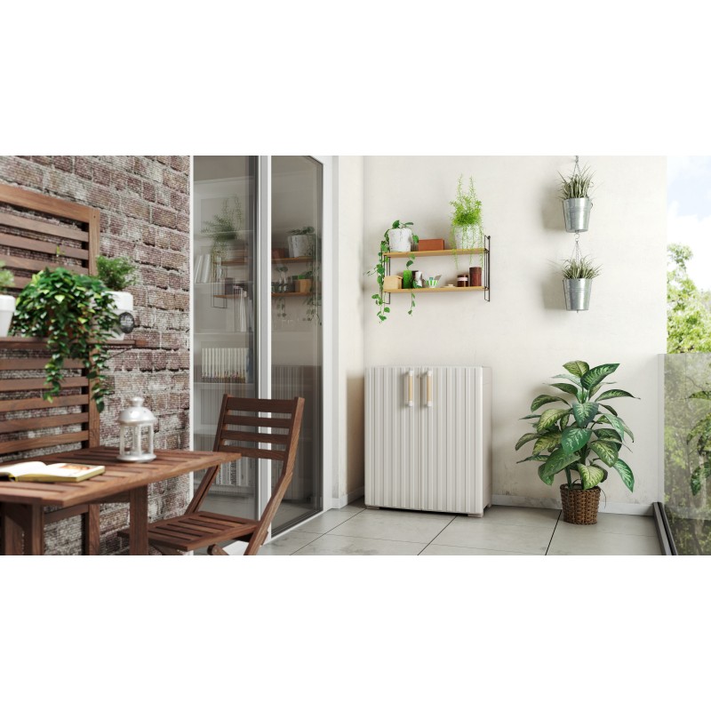 Keter Groove Low Outdoor Cabinet - ISTA 6 Keter Groove Low Outdoor Cabinet - ISTA 6