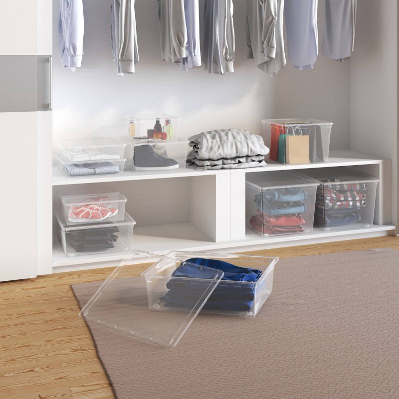 KETER SET DA 6 CONTENITORI C BOX S 11 L - 37 X 26 X 14 CM ISTA 6