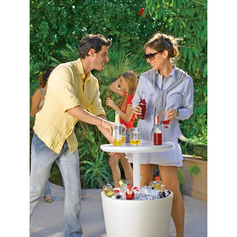 Keter Resin COOL BAR Table White