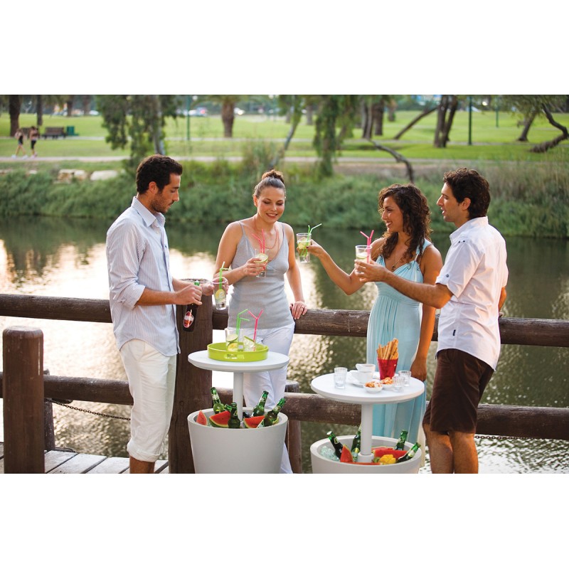 Keter Resin COOL BAR Table White