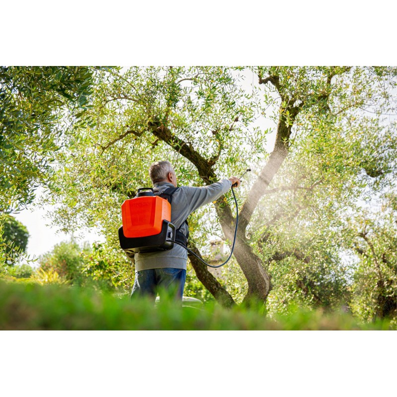 Stocker Electric Backpack Pump 2.5/5 bar Ergomist 21V 12l Stocker Electric Backpack Pump 2.5/5 bar Ergomist 21V 12l