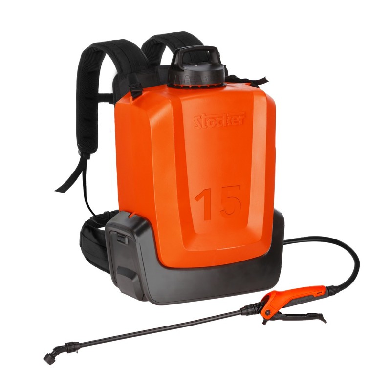 Stocker Electric Backpack Pump 2.5/5 bar Ergomist 21V 15l Stocker Electric Backpack Pump 2.5/5 bar Ergomist 21V 15l