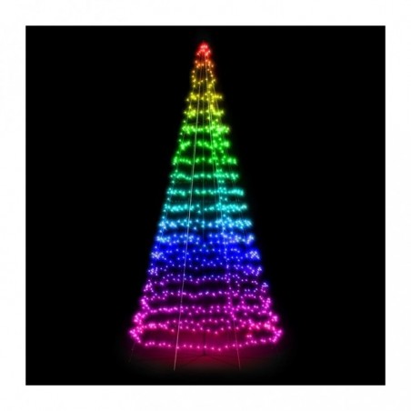 Twinkly LIGHT TREE Albero di Natale Smart 6 m 1000 Led RGBW BT + WiFi PRODOTTO RICONDIZIONATO