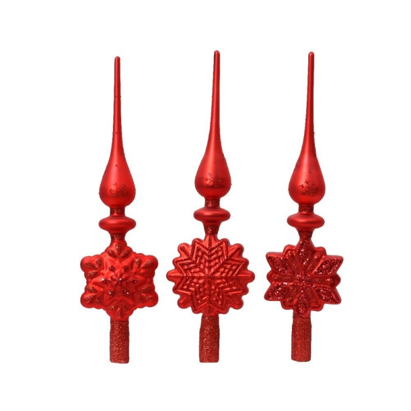 Single Piece Glass Christmas Tree Top Single Piece Glass Christmas Tree Top