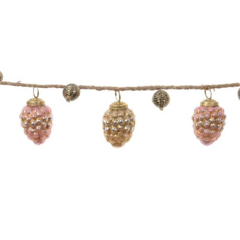 Ghirlanda di Natale con decorazioni in Vetro Ghirlanda di Natale con decorazioni in Vetro