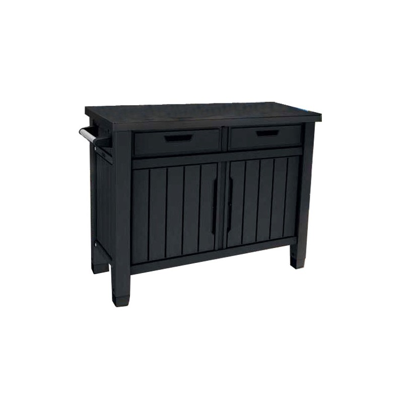 Keter Resin BBQ Table UNITY XL Graphite
