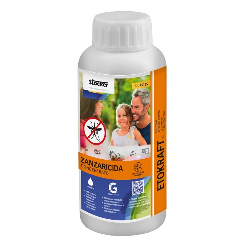 Stocker Etokraft Zanzaricida Anti-Zanzare 250 ml PMC