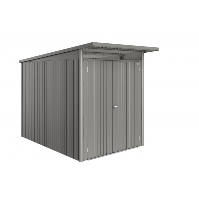 AVANTGARDE A3 ECO Biohort Metal Garden Shed with Double Door AVANTGARDE A3 ECO Biohort Metal Garden Shed with Double Door