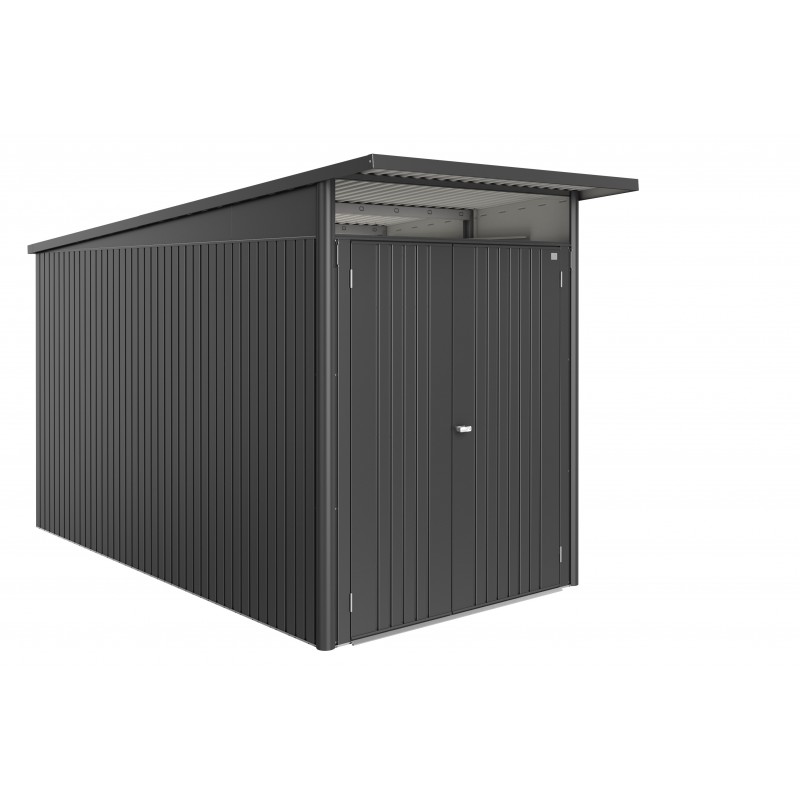 AVANTGARDE A4 ECO Biohort Metal Garden Shed with Double Door AVANTGARDE A4 ECO Biohort Metal Garden Shed with Double Door