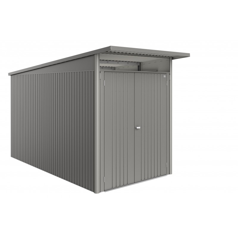 AVANTGARDE A4 ECO Biohort Metal Garden Shed with Double Door AVANTGARDE A4 ECO Biohort Metal Garden Shed with Double Door