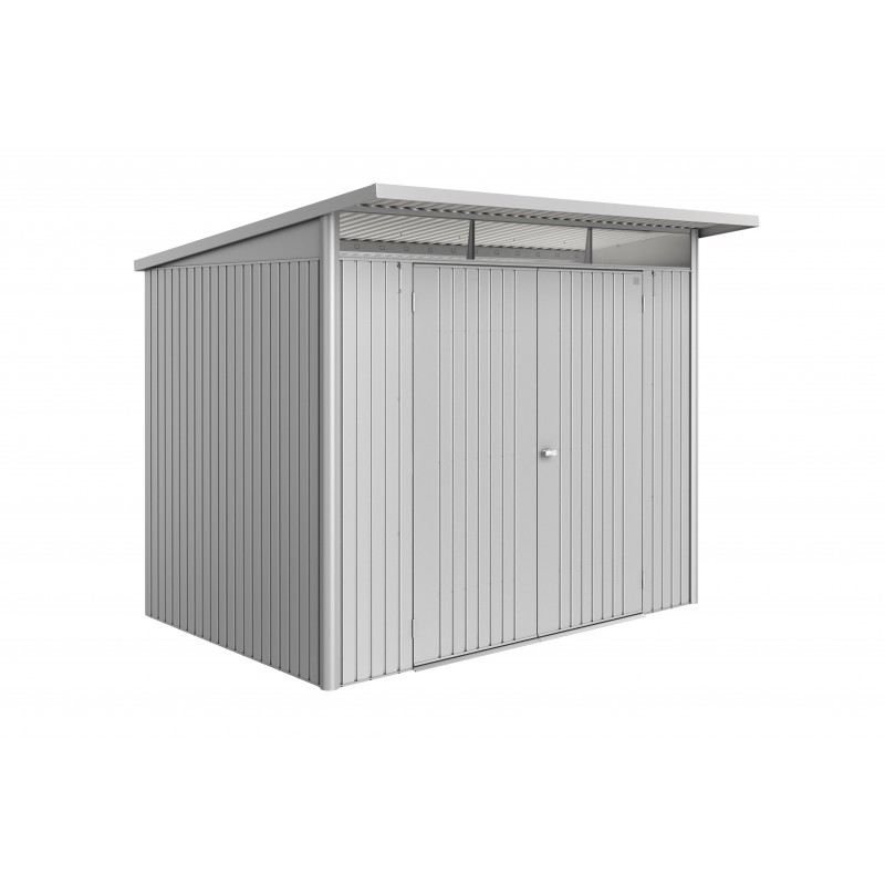 AVANTGARDE A5 ECO Biohort Metal Garden Shed with Double Door AVANTGARDE A5 ECO Biohort Metal Garden Shed with Double Door