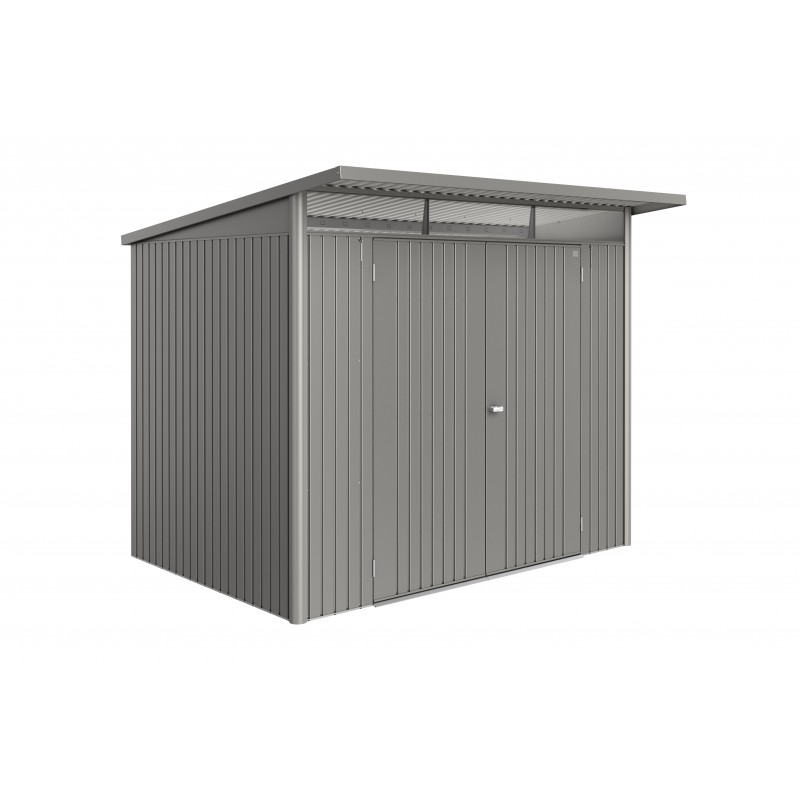 AVANTGARDE A5 ECO Biohort Metal Garden Shed with Double Door AVANTGARDE A5 ECO Biohort Metal Garden Shed with Double Door