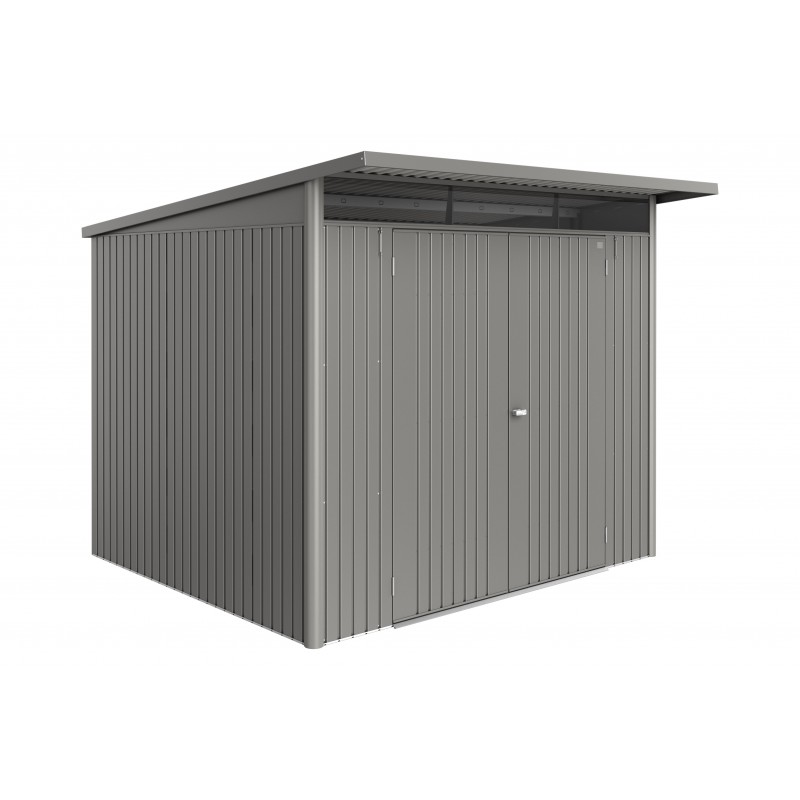 AVANTGARDE A6 ECO Biohort Metal Garden Shed with Double Door AVANTGARDE A6 ECO Biohort Metal Garden Shed with Double Door