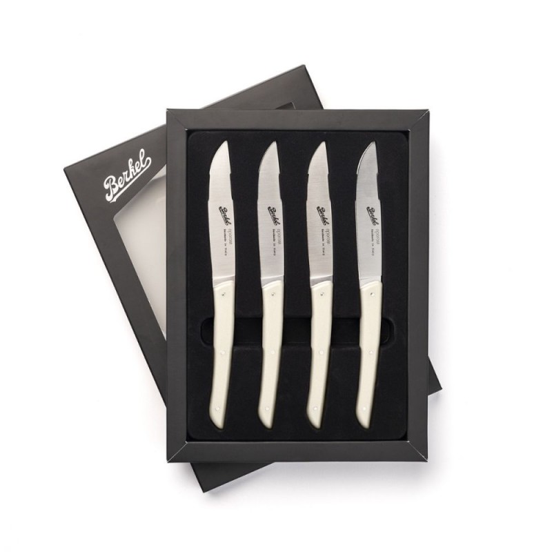 Berkel Set 4 Coltelli da Bistecca Colore Crema Berkel Set 4 Coltelli da Bistecca Colore Crema