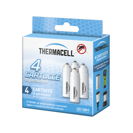 Thermacell Ricarica 4 Cartucce di Gas Butano