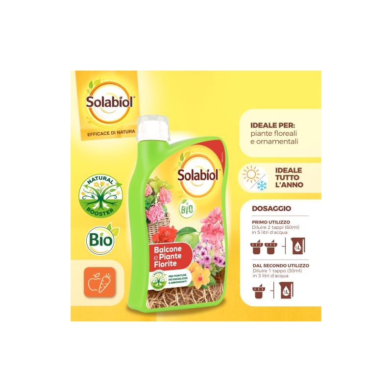 Concime Liquido Piante Fiorite 1 l SBM