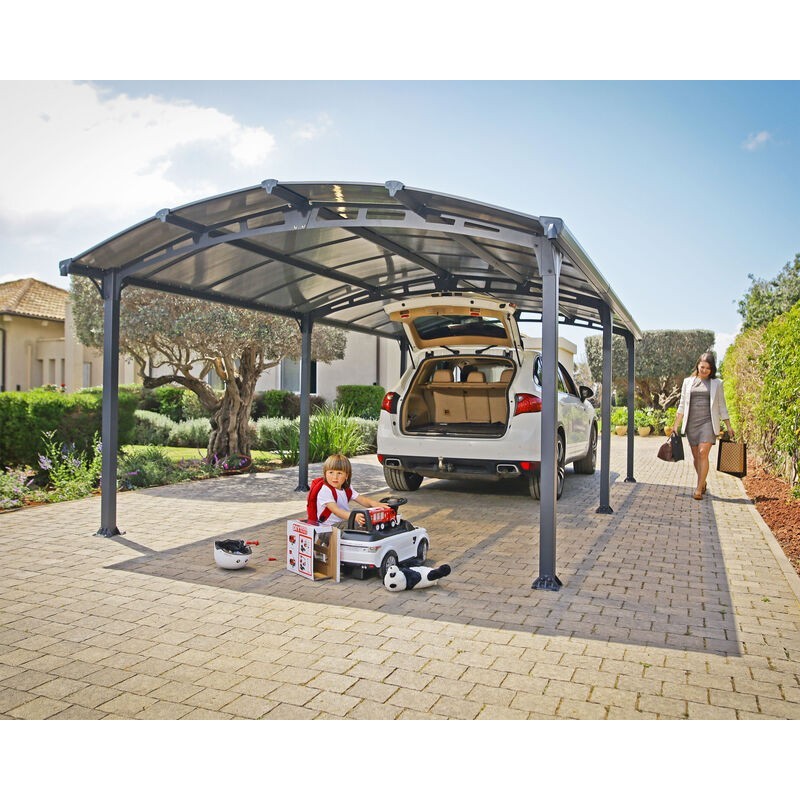 Canopia Arcadia Carport in Aluminum 3.6 X 11 m Canopia Arcadia Carport in Aluminum 3.6 X 11 m