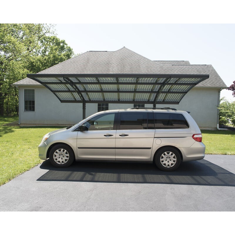 Canopia Arizona Wave Carport in Alluminio 3 X 5 m