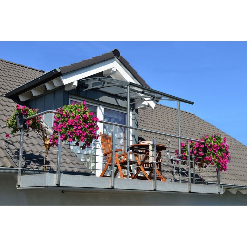 Canopia Vega Pensilina Da Esterno 200X200X252 cm Trasparente