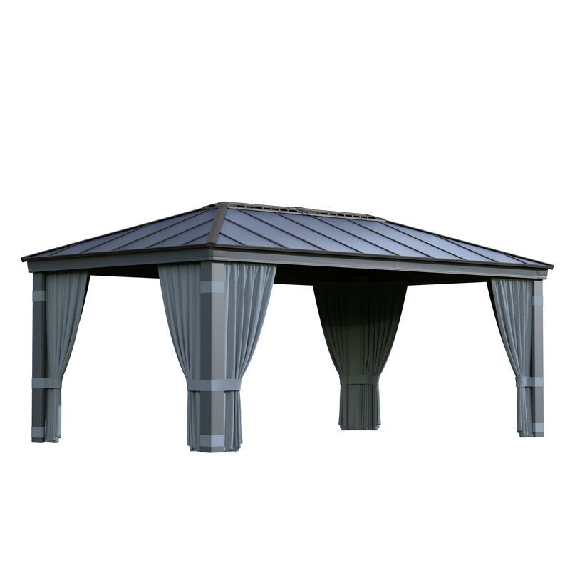 Canopia Set of Curtains for Gazebo Dallas 3.6X6 m Canopia Set of Curtains for Gazebo Dallas 3.6X6 m