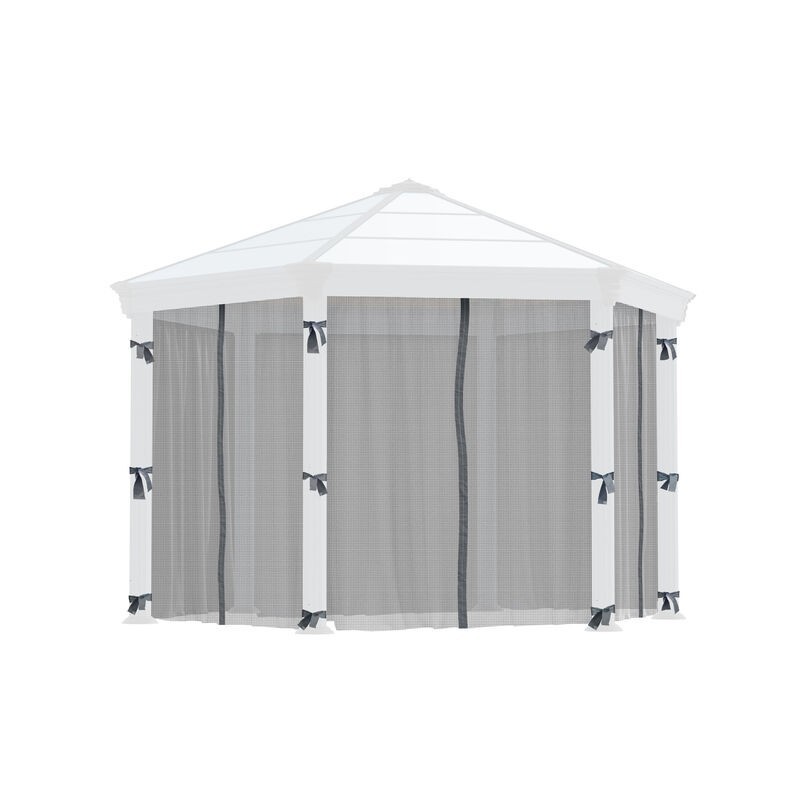 Canopia Hexagonal Mosquito Net for Gazebo Monaco / Rome 2.3X2.2 m Canopia Hexagonal Mosquito Net for Gazebo Monaco / Rome 2.3X2.2 m