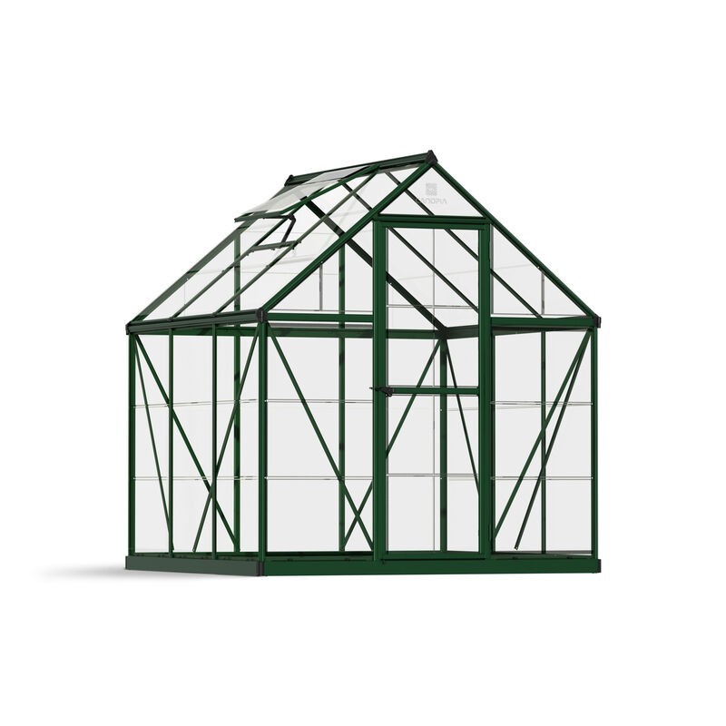 Canopia Harmony Transparent Garden Greenhouse in Polycarbonate 186X185X208 cm Green Canopia Harmony Transparent Garden Greenhouse in Polycarbonate 186X185X208 cm Green