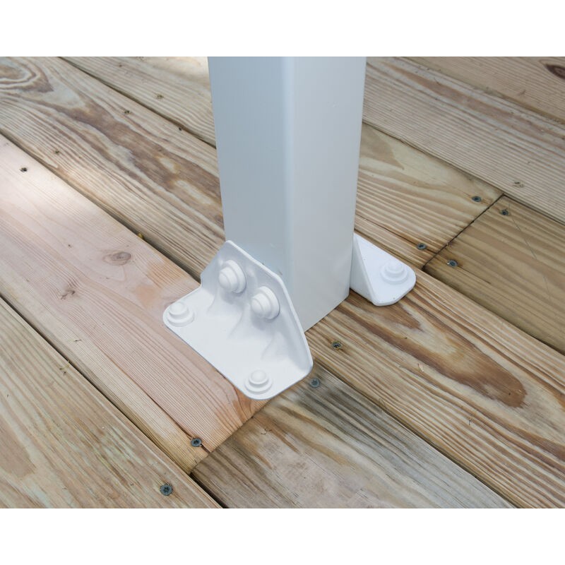 Canopia Olympia Lean-to Pergola in Aluminum 3X6.2 m White Canopia Olympia Lean-to Pergola in Aluminum 3X6.2 m White