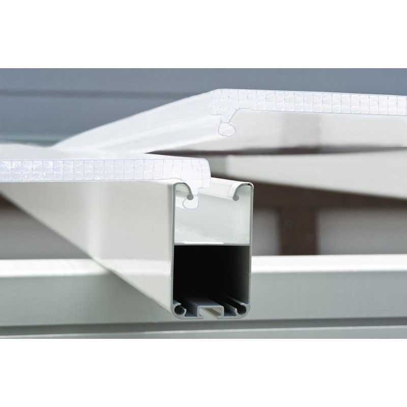 Canopia San Remo Pergola Chiusa in Alluminio 3X4.4 m Bianco