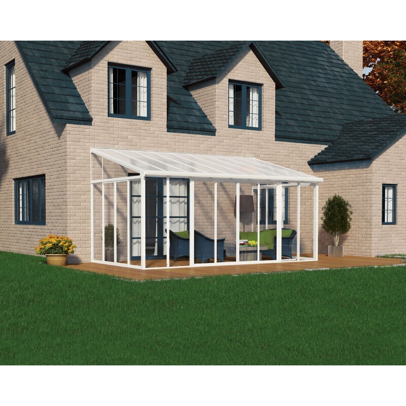 Canopia San Remo Closed Pergola in Aluminum 3X3 m Grey Canopia San Remo Closed Pergola in Aluminum 3X3 m Grey